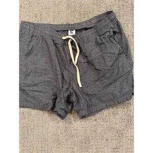 Bear Bottom XXL Linen Blend Gray Shorts (T)